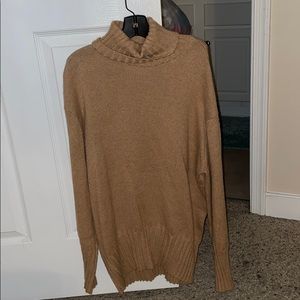 khaki droop sweater 👚